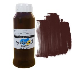 Daler Rowney - Daler Rowney System 3 Akrilik Boya 1000ml Burnt Umber