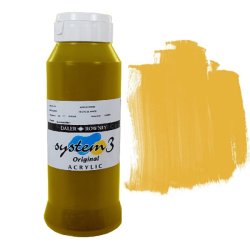 Daler Rowney - Daler Rowney System 3 Akrilik Boya 1000ml Cadmium Yellow