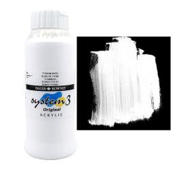 Daler Rowney - Daler Rowney System 3 Akrilik Boya 1000ml Titanium White