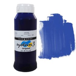 Daler Rowney - Daler Rowney System 3 Akrilik Boya 1000ml Ultramarine