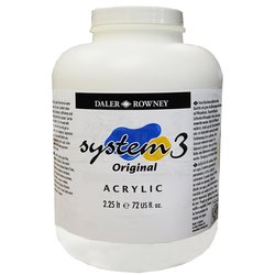 Daler Rowney - Daler Rowney System 3 Akrilik Boya 2500ml Titanium White