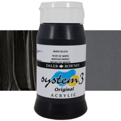 Daler Rowney - Daler Rowney System 3 Akrilik Boya 500ml 036 Mars Black