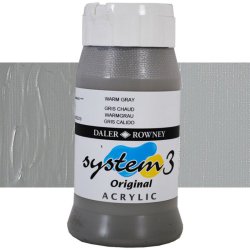 Daler Rowney - Daler Rowney System 3 Akrilik Boya 500ml 078 Warm Grey