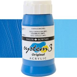 Daler Rowney - Daler Rowney System 3 Akrilik Boya 500ml 112 Coeruleum Blue (hue)