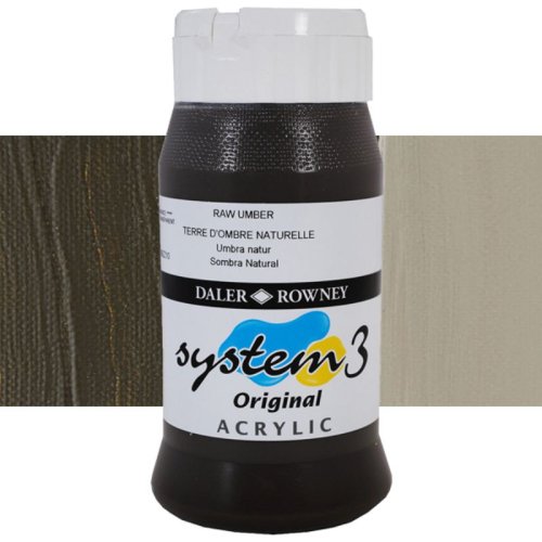 Daler Rowney System 3 Akrilik Boya 500ml 247 Raw Umber