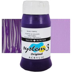 Daler Rowney - Daler Rowney System 3 Akrilik Boya 500ml 418 Velvet Purple