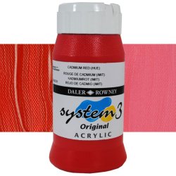 Daler Rowney - Daler Rowney System 3 Akrilik Boya 500ml 503 Cadmium Red (hue)