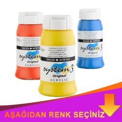 Daler Rowney - Daler Rowney System 3 Akrilik Boya 500ml İndirimli Renkler