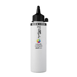 Daler Rowney - Daler Rowney System 3 Fluid Acrylic 250ml No:006 Zinc Mixing White