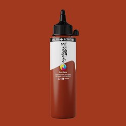 Daler Rowney - Daler Rowney System 3 Fluid Acrylic 250ml No:221 Burnt Sienna