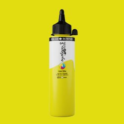 Daler Rowney - Daler Rowney System 3 Fluid Acrylic 250ml No:651 Lemon Yellow