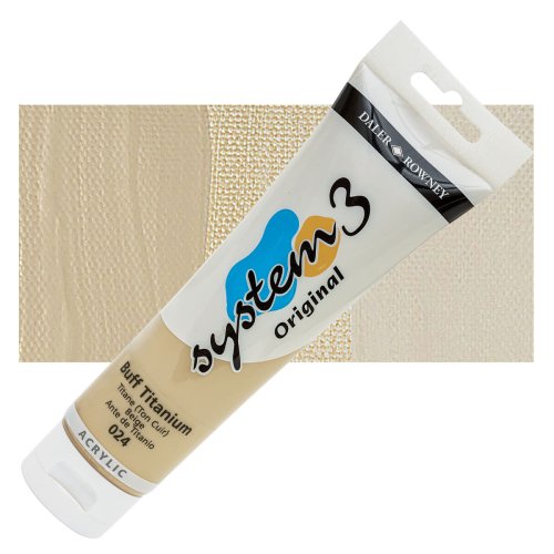 Daler Rowney System 3 Akrilik Boya 150ml 024 Buff Titanium - 024 Buff Titanium