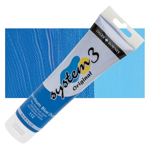 Daler Rowney System 3 Akrilik Boya 150ml 112 Coeruleum Blue (hue) - 112 Coeruleum Blue (hue)