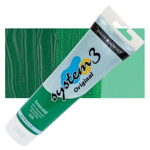 Daler Rowney System 3 Akrilik Boya 150ml 335 Emerald - 335 Emerald