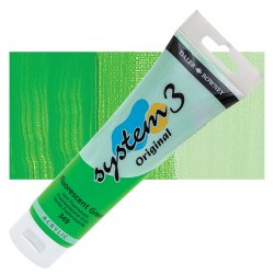 Daler Rowney - Daler Rowney System 3 Akrilik Boya 150ml 349 Fluorescent Green