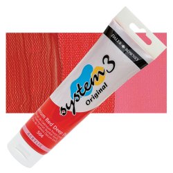 Daler Rowney - Daler Rowney System 3 Akrilik Boya 150ml 504 Cadmium Red Deep (hue)