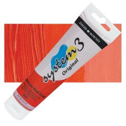 Daler Rowney - Daler Rowney System 3 Akrilik Boya 150ml 511 Cadmium Scarlet (hue)