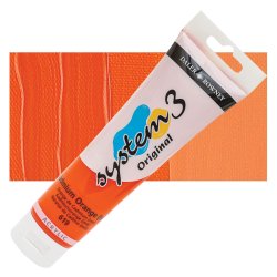 Daler Rowney - Daler Rowney System 3 Akrilik Boya 150ml 619 Cadmium Orange (hue)