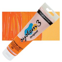 Daler Rowney - Daler Rowney System 3 Akrilik Boya 150ml 638 Cadmium Orange Light (hue)