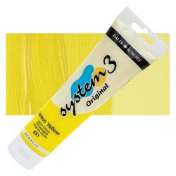 Daler Rowney - Daler Rowney System 3 Akrilik Boya 150ml 651 Lemon Yellow