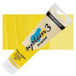 Daler Rowney - Daler Rowney System 3 Akrilik Boya 150ml 675 Process Yellow