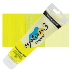 Daler Rowney - Daler Rowney System 3 Akrilik Boya 150ml 681 Fluorescent Yellow