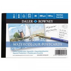 Bruno Visconti - Daler Rowney Watercolour Postcards A6 12 Yaprak 300g