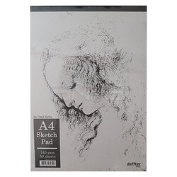 Deffter da Vinci Seri Sketch Pad 140g 50 Yaprak - Thumbnail