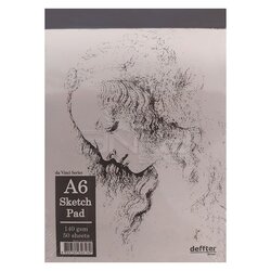 Deffter da Vinci Seri Sketch Pad 140g 50 Yaprak - Thumbnail