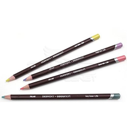 Derwent Coloursoft Kuru Boya Kalemi 48li Ahşap Kutu