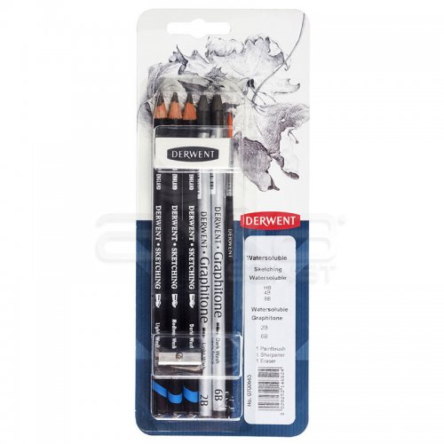 Derwent Fine Art Pencils Watersoluble Sketching Set 0700665