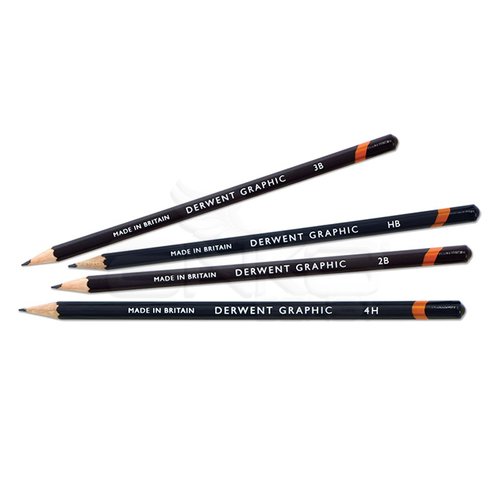 Derwent Graphic Dereceli Kalem 12li Hard Set