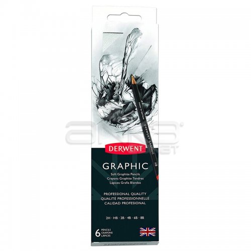 Derwent Graphic Dereceli Kalem 6lı Set