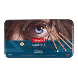 Derwent - Derwent Lightfast Yağ Bazlı Kuru Boya Seti 36lı (1)