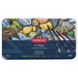 Derwent - Derwent Studio Colour Pencil Kuru Boya Kalemi 72li Set (1)