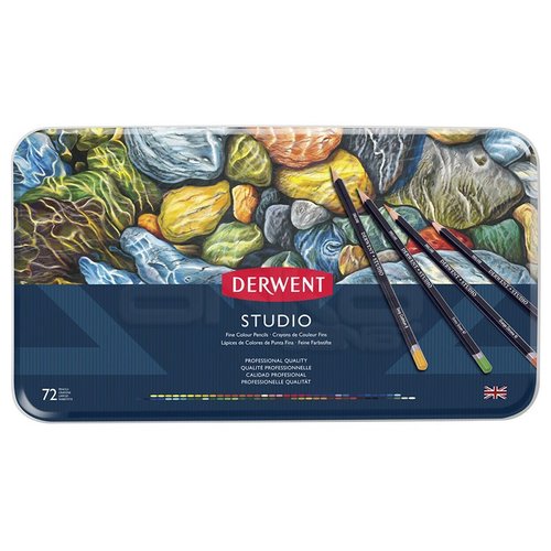 Derwent Studio Colour Pencil Kuru Boya Kalemi 72li Set