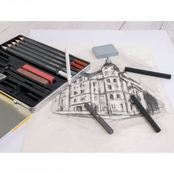 Eberhard Faber Artist Color Çizim Kalemi Seti 16lı 516916 - Thumbnail