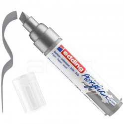 Edding - Edding 5000 Akrilik Marker Kalem 5-10mm Kesik Uç 923 Gümüş