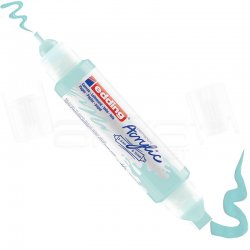 Edding - Edding 5400 Akrilik Marker Kalem Çift Uçlu 3D Double Liner 916 Pastel Mavi