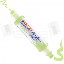 Edding - Edding 5400 Akrilik Marker Kalem Çift Uçlu 3D Double Liner 917 Pastel Yeşil