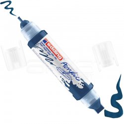 Edding - Edding 5400 Akrilik Marker Kalem Çift Uçlu 3D Double Liner 933 Gece Mavisi