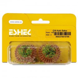 Eshel - Eshel Çift Katlı Saksı 1-50 Paket İçi:2