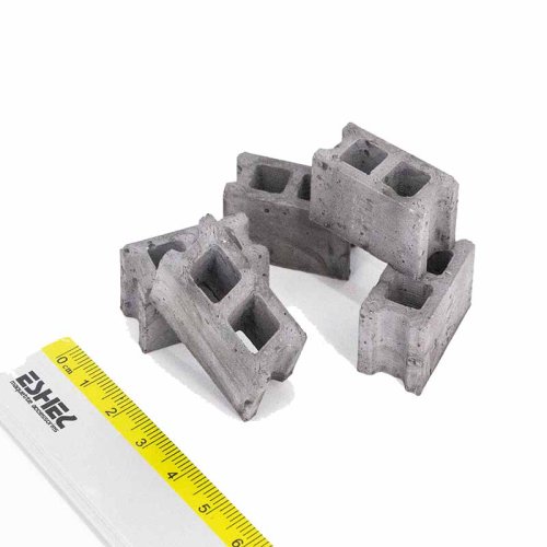 Eshel Çimento Blok Gri 1/12 3.3X1.6X1.4cm 80 Adet