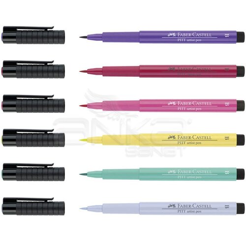 Faber Castell 6 Pitt Artist Pen Manga Shojo Set 167155