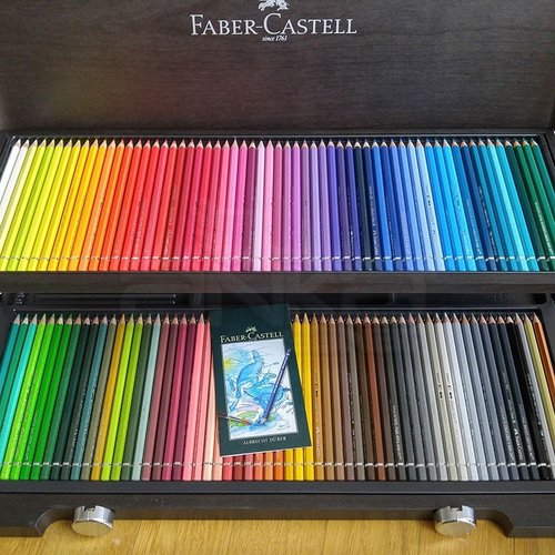 Faber Castell Albrecht Dürer Aquarell Boya Kalemi Ahşap Kutu 120 Renk