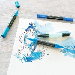 Faber Castell Albrecht Dürer Watercolor Marker 10 Renk - Thumbnail