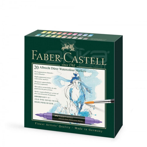 Faber Castell Albrecht Dürer Watercolor Marker 20 Renk