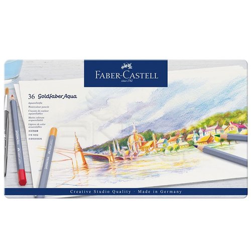 Faber Castell Goldfaber Aqua Renkli Boya Kalemi 36lı Set 124636