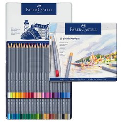 Faber Castell - Faber Castell Goldfaber Aqua Renkli Boya Kalemi 48li 124648