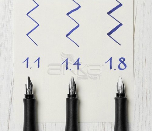 Faber-Castell Grip 2011 Dolma Kalem Kaligrafi Set Gümüş